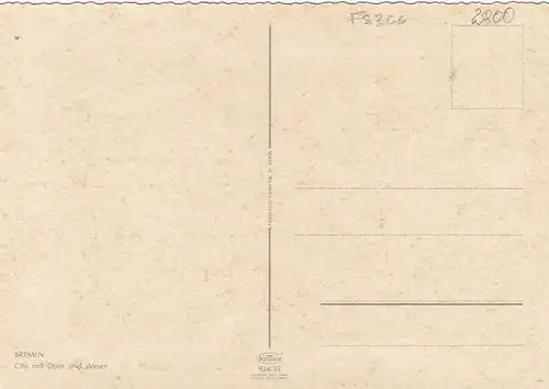 Bremen, City mit Dom und Weser, Luftbild ngl F8366