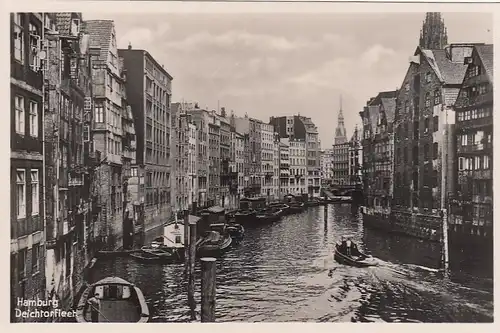 Hamburg, Deichtorfleet glum 1935? F5408