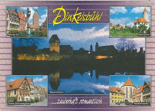 Dinkelsbühl, Mehrbildkarte ngl G1458