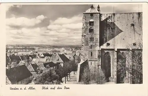 Verden a.d.Aller, Blick auf den Dom gl1956 F8406