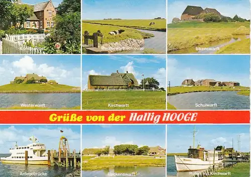Hallig Hooge, Mehrbildkarte ngl F6268