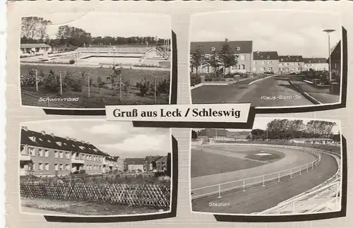Leck, Schleswig, Mehrbildkarte gl1967 F6286