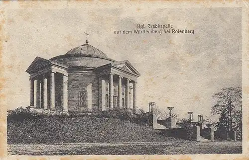 Stuttgart, Rotenberg, Kgl.Grabkapelle auf dem Württemberg gl1913? F9212