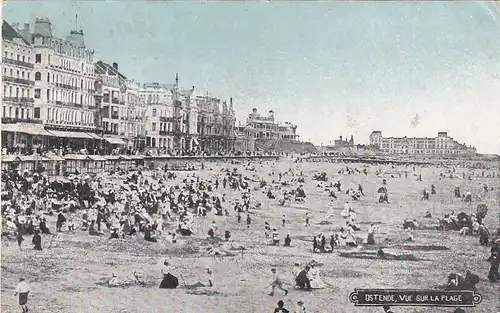 Ostende, Vue sur la Plage feldpgl1914 G1529