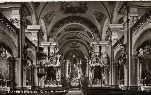 St. Peter im Schwarzwald, Barock-Kirche ngl F9220