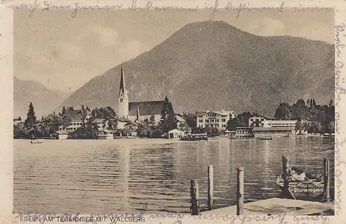 Egern am Tegernsee, mit Walberg glum 1930? G1545