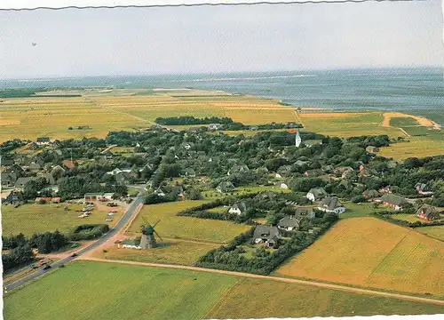 Nordseebad Nebel auf Amrum, Luftaufnahme ngl F6375