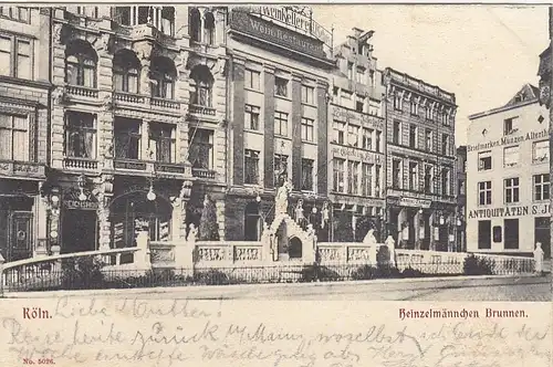 Köln am Rhein, Heinzelmänchen Brunnen gl1903? F9411