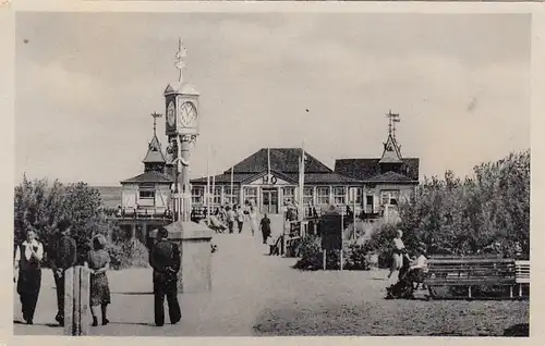 Seebad Ahlbeck, Promenade mit Eingang zum Strand-Kaffee ngl F9441