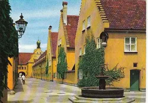 Augsburg, Fuggerei gl1963 G1248