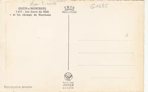 Glion-s/Montreux, Les Dents du MIdi ngl G1685