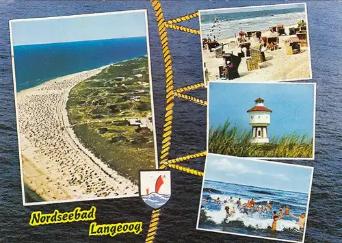 Nordseebad Insel Langeoog, Mehrbildkarte gl1983? F8737