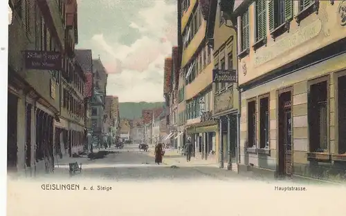 Fünftälerstadt Geislingen (Steige), Hauptstrasse ngl F9510