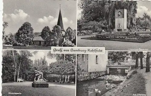 Hamburg-Rahlstedt, Mehrbildkarte gl1958 F5645