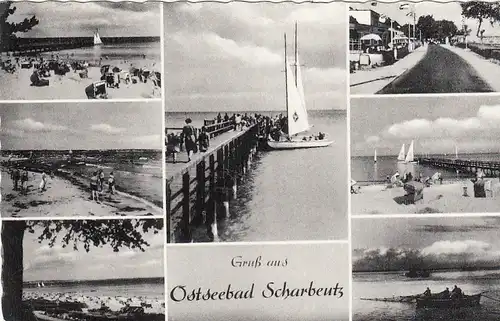 Ostseebad Scharbeutz, Mehrbildkarte gl1957 F8000