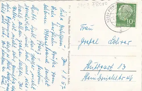 Ostseebad Scharbeutz, Mehrbildkarte gl1957 F8000