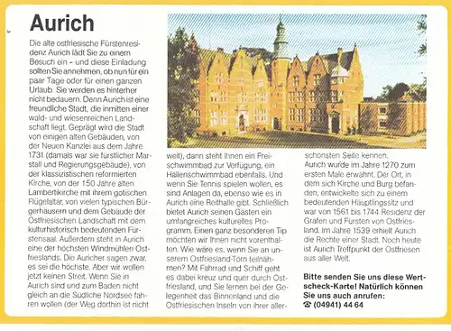 Aurich, Werbekarte ngl F8767