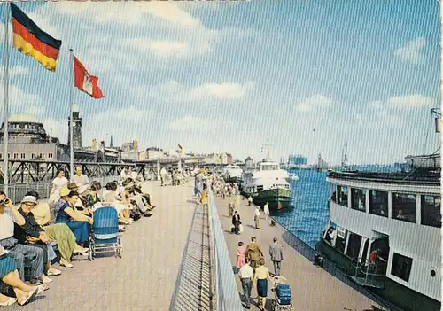 Hamburg, St.Pauli Landungsbrücken ngl F5598