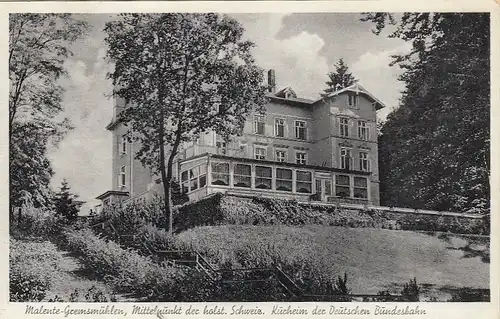 Malente-Gremsmühlen, Kurheim der Deutschen Bundesbahn gl1951 F8053