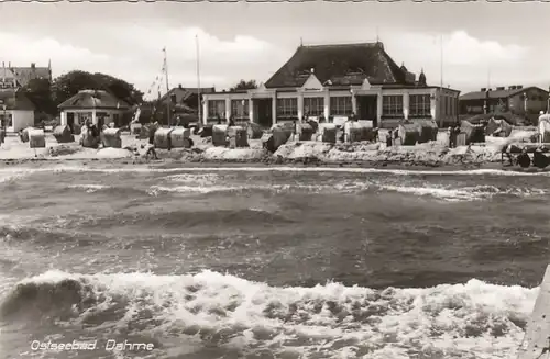 Ostseebad Dahme i.Holst., Am Strand gl1962 F8112