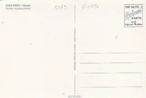 Kröv an der Mosel, Große Moselschleife ngl G1796