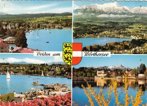 Velden am Wörthersee, Mehrbildkarte gl1965 G1805