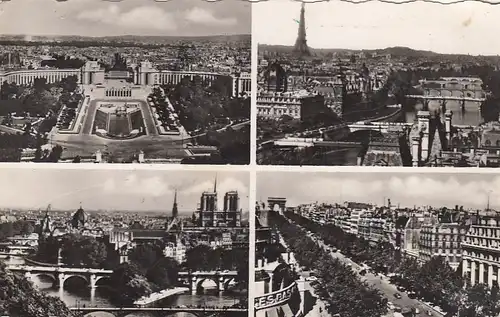 Paris, Mehrbildkarte gl1958 F9681