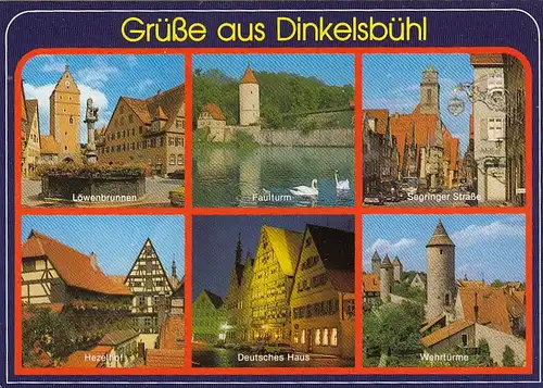 Dinkelsbühl, Mehrbildkarte ngl G1457
