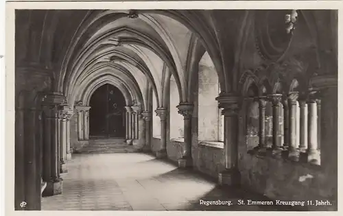 Regensburg, St.Emeran, Kreuzgang ngl G1814