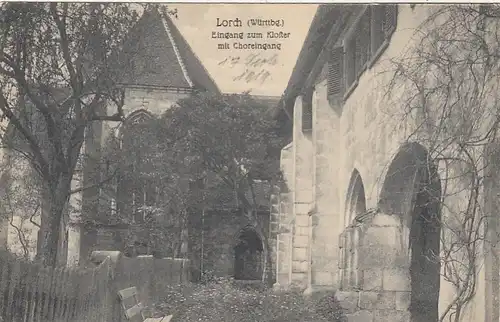 Lorch/Württ. Kloster, Choreingang ngl F9701