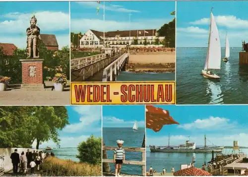 Wedel-Schulau, Mehrbildkarte ngl F5720