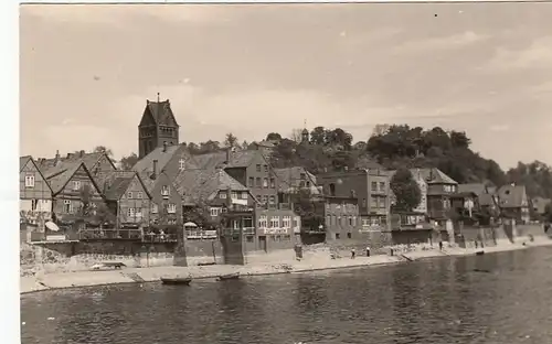 Lauenburg an der Elbe? Uferansicht gl1950 F5730