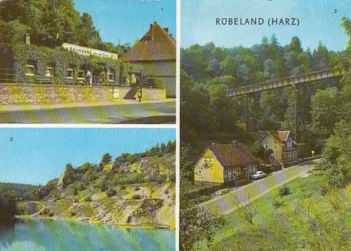 Rübeland im Harz an der Bode, Mehrbildkarte ngl G1507