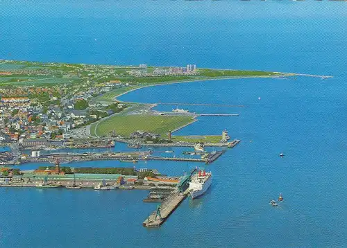 Nordseeheilbad Cuxhaven, Hafenanlagen, Luftbild ngl F5962