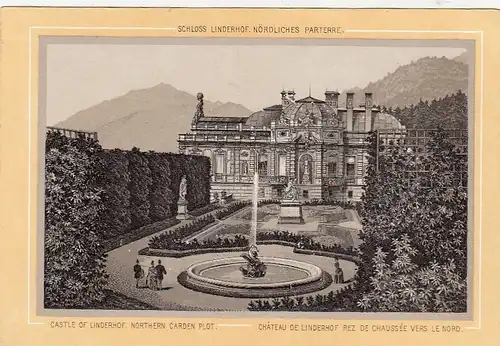 Schloß Linderhof v.Ettal, Nördliches Parterre ngl F9772