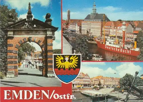 Emden, Mehrbildkarte glum 1980? F8969