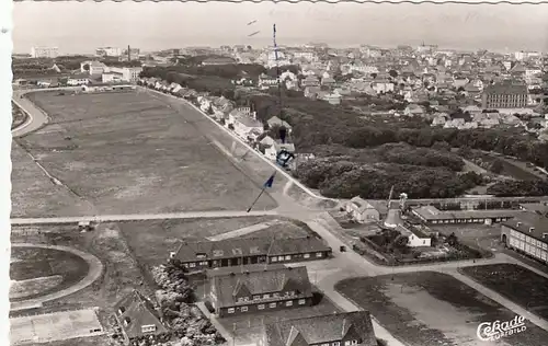 Nordseebad Norderney, Fliegeraufnahme gl1954 F9037