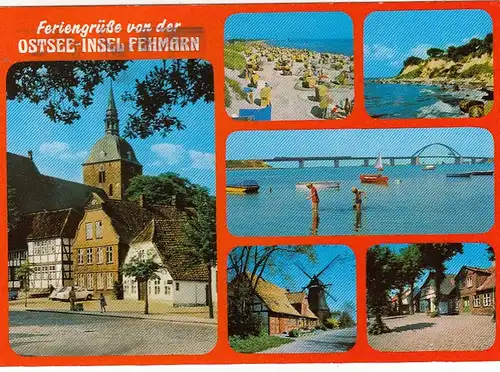 Insel Fehmarn, Mehrbildkarte gl1991 F8161