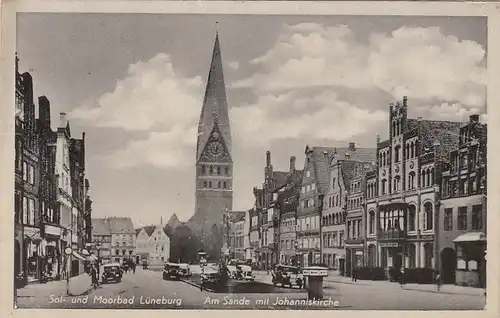 Lüneburg, Am Sande mit Johanniskirche feldpgl1941 F5839