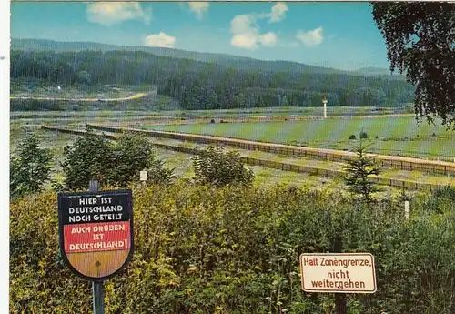 Eschwege, Zönengrenze im März (1977?) ngl G1975