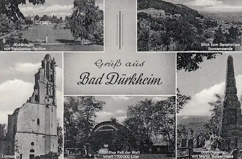 Bad Dürkheim a.d. Weinstraße, Mehrbildkarte ngl F9788