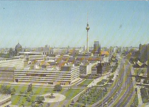 Berlin, Blick von der Leipziger Straße zum Stadtzentrum ngl F6984