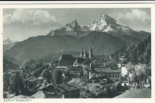 Berchtesgaden mit Watzmann ngl F9923