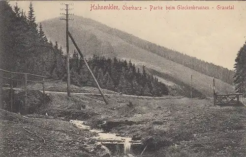 Hahnenklee, Oberharz, beim Glockenbrunnen, Granetal gl1911 G2084