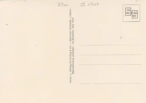 Landeshauptstadt Kiel, Kieler Förde, Mehrbildkarte ngl G1704