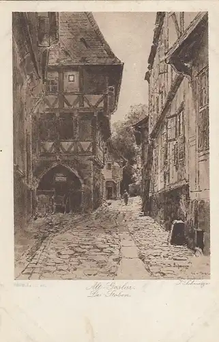 Alt-Goslar, Harz, Der Stoben ngl G2090