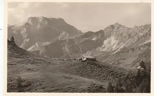 Hinterstein im Allgäu, Zipfelsalpe mit Daumen und Rotspitze ngl F9884