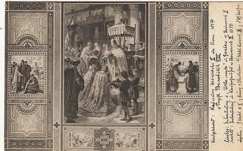 Goslar, Wislicenus: Krönung Heinrichs II. in Rom ngl G2120