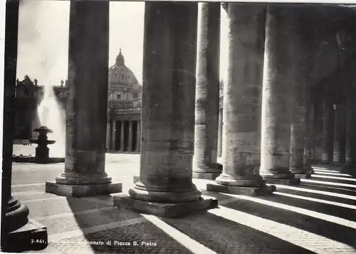 Roma, Colonnato di Piazza S.Pietro gl1959 G1752