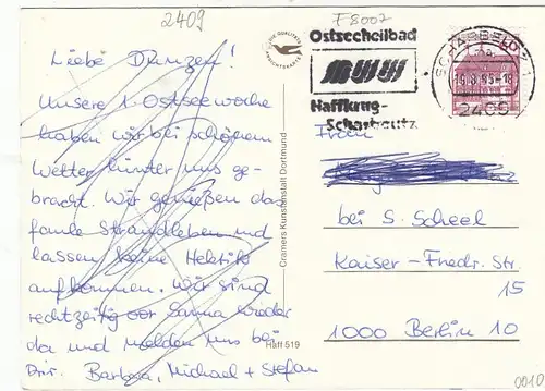 Ostseebad Haffkrug, Mehrbildkarte gl1995 F8007